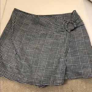 Abercrombie & Fitch Gingham Skort